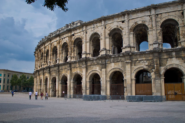The Roman arena in Nîmes