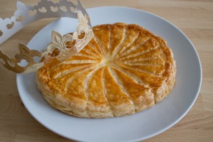 Galette des rois with frangipane cream