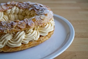 Paris-Brest with praliné mousseline cream