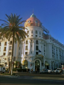 The façade of the hotel Le Negresco in Nice